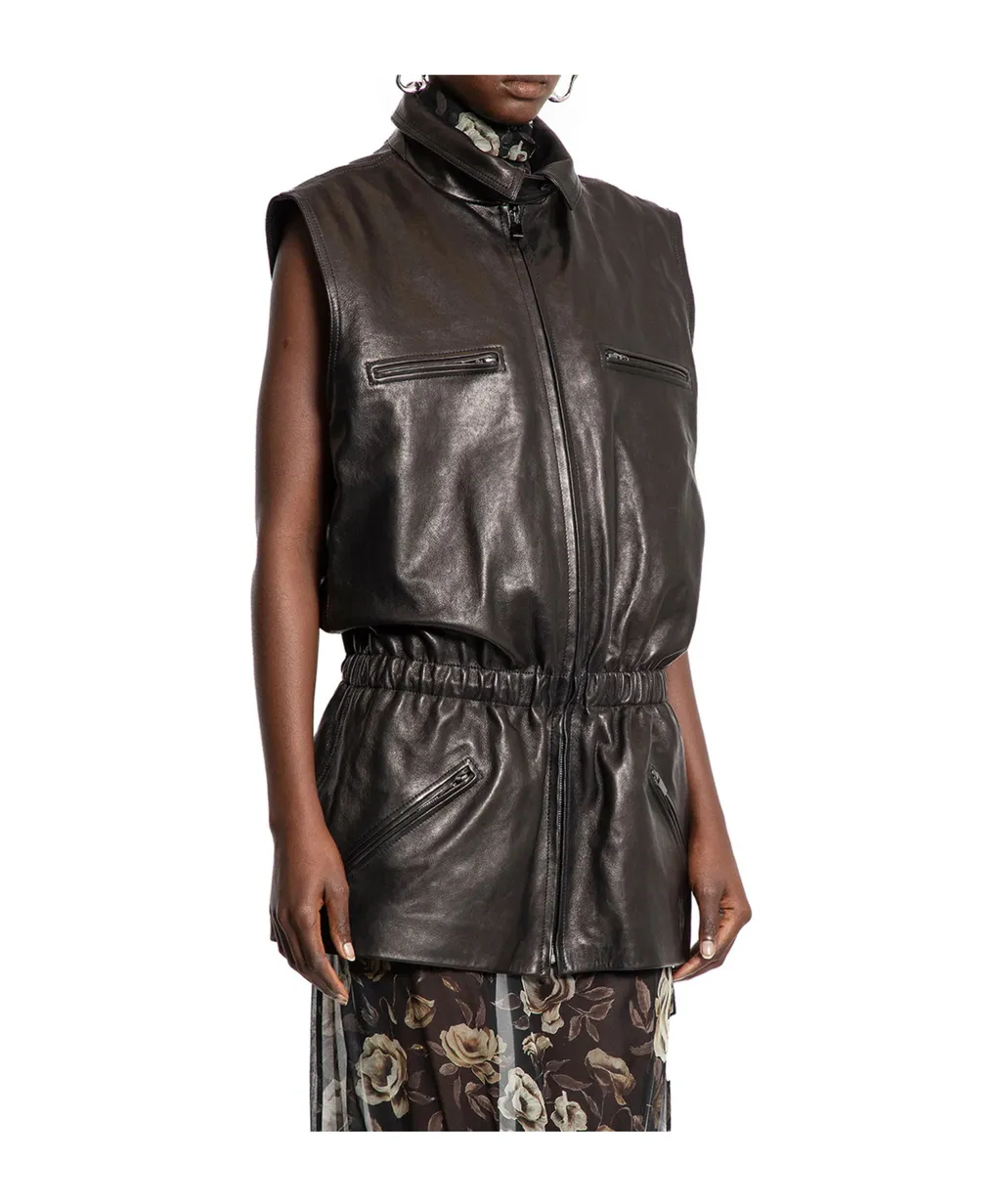 Sheepskin Elasticated Waistcoat