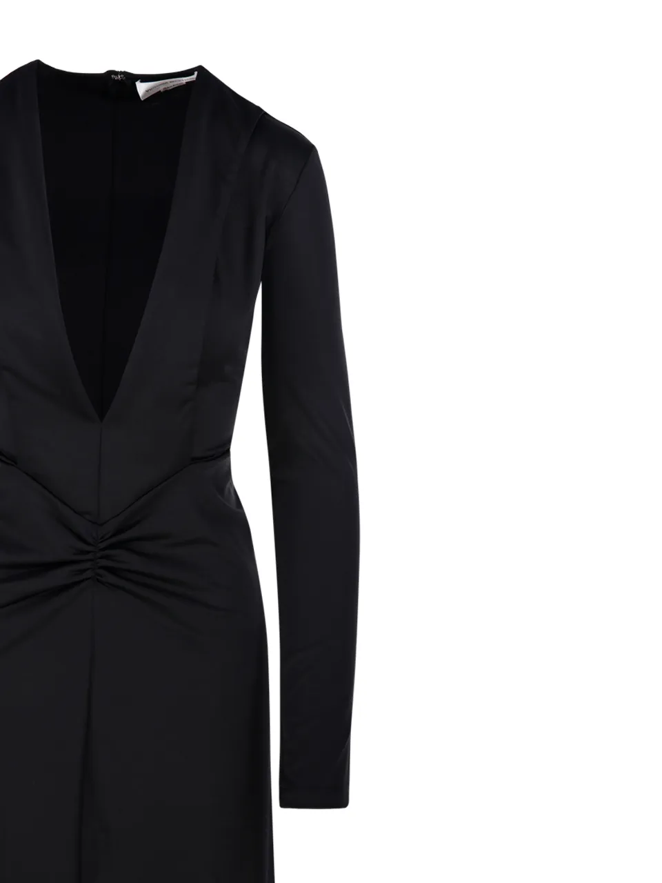 Plunge-Neck Mini Dress
