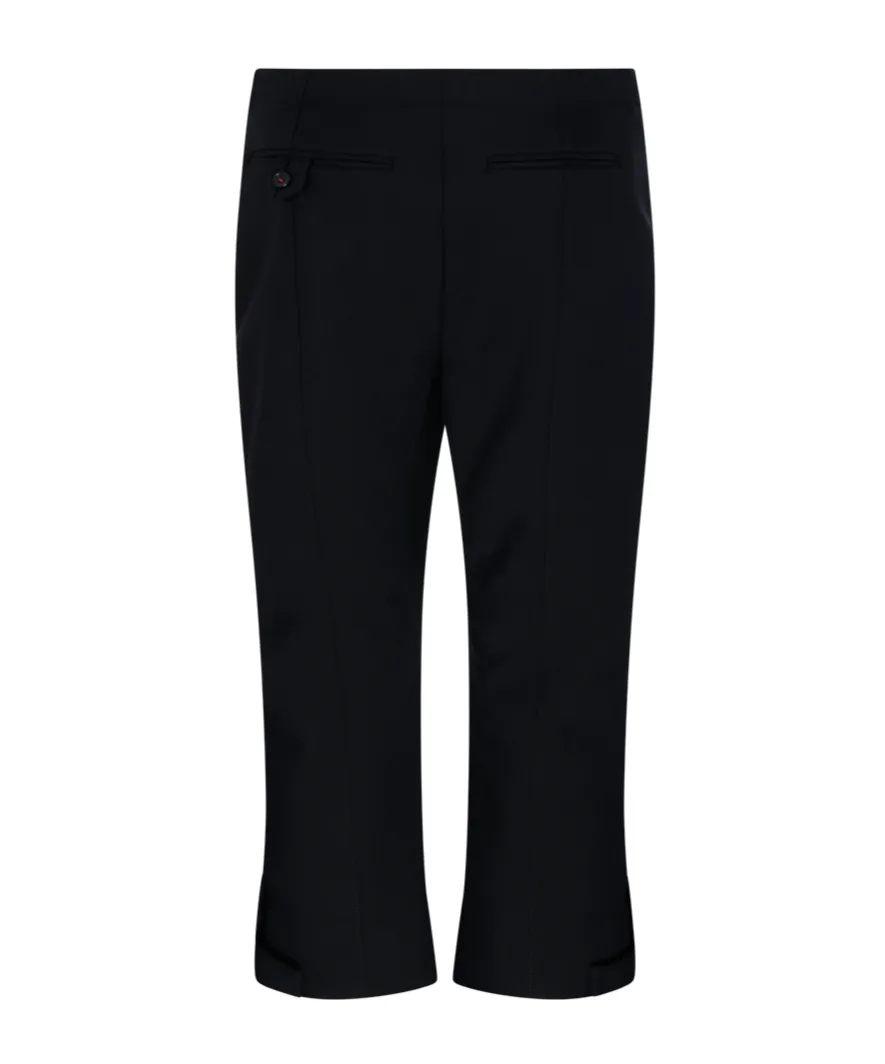Tab Detail Cropped Trouser