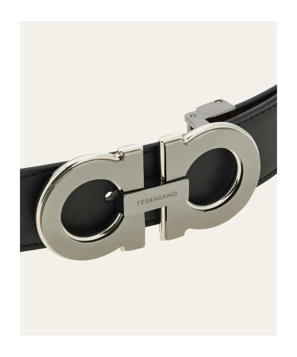 Ferragamo Gancini Reversible Buckle Belt