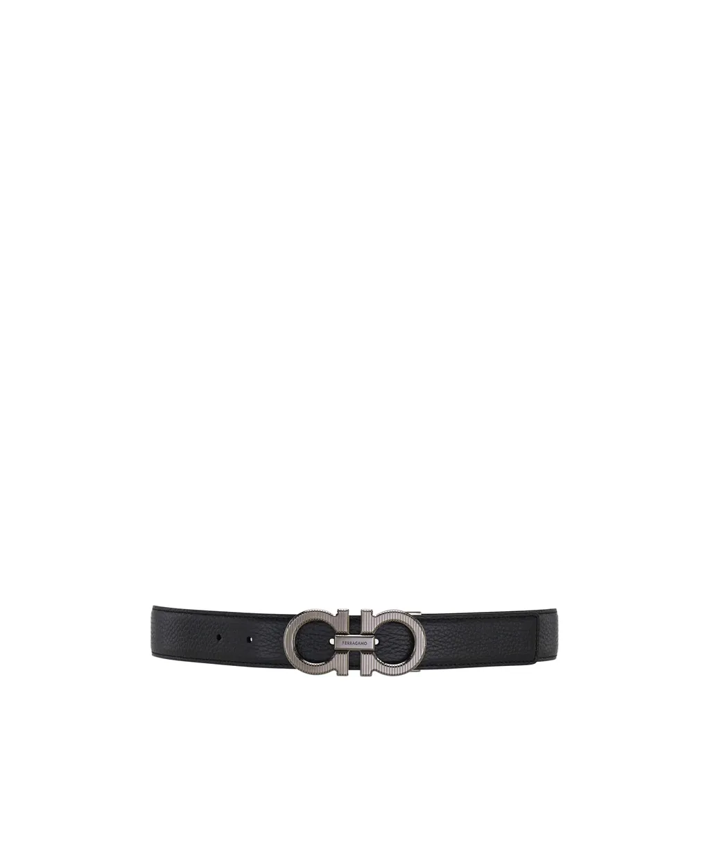 Reversible And Adjustable Gancini Belt