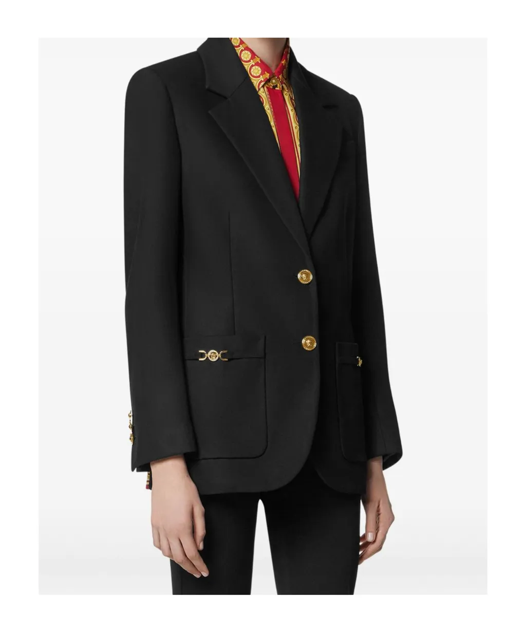 Versace Single-Breasted Tailored Blazer
