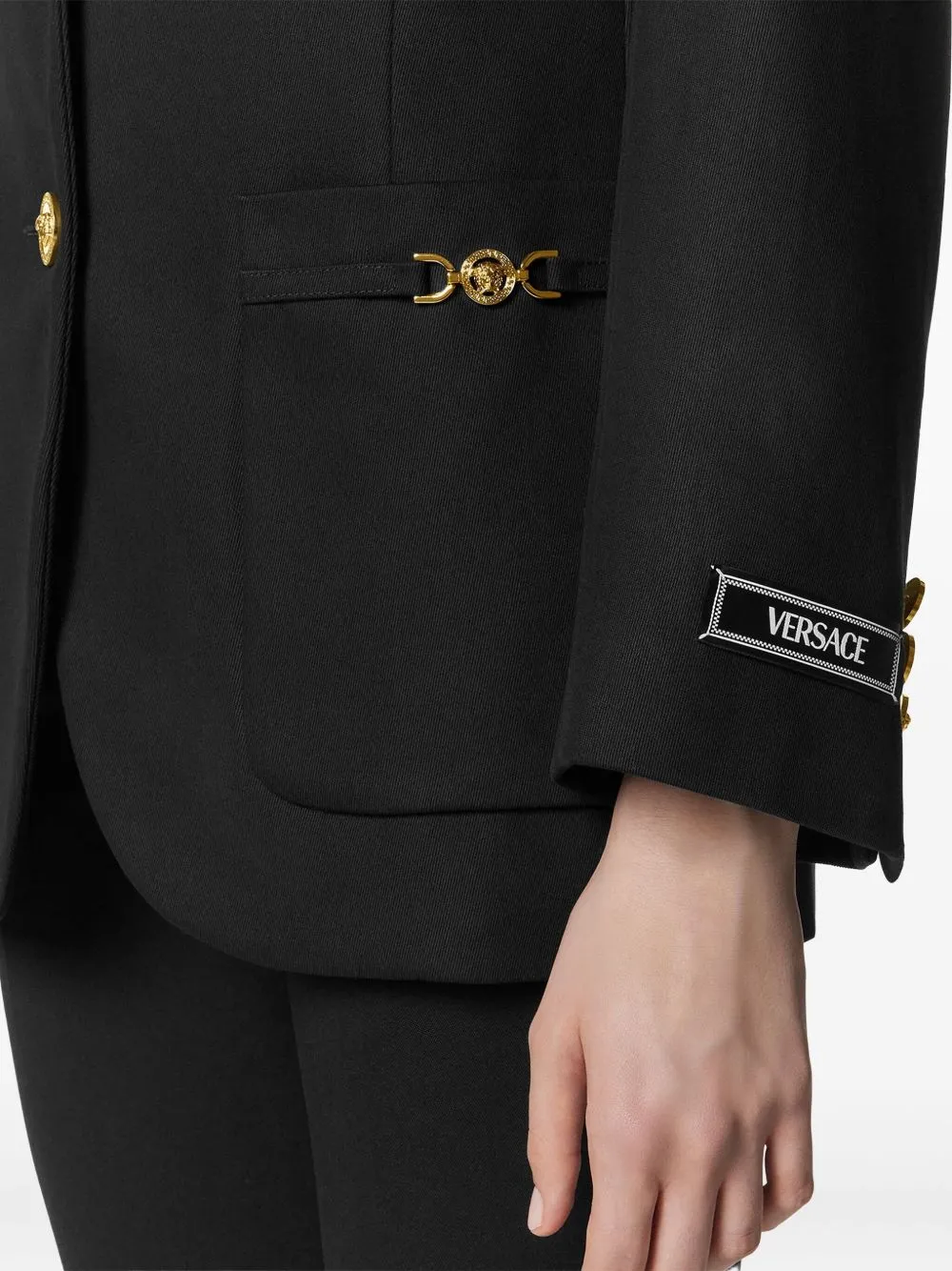 Versace Single-Breasted Tailored Blazer