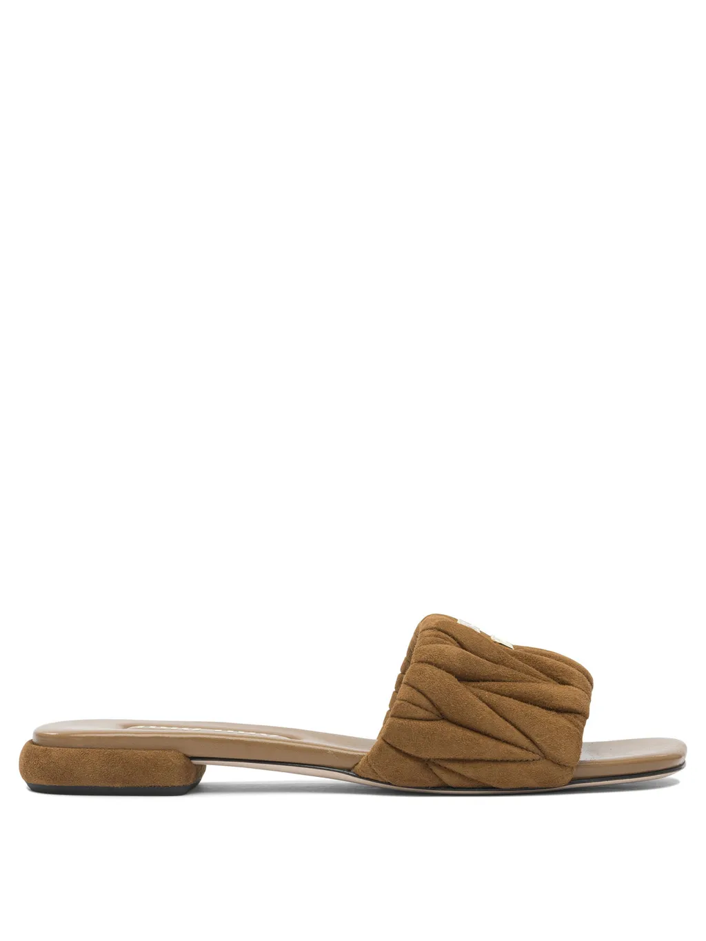 Miu Miu Open-Toe Slip-On Sandals