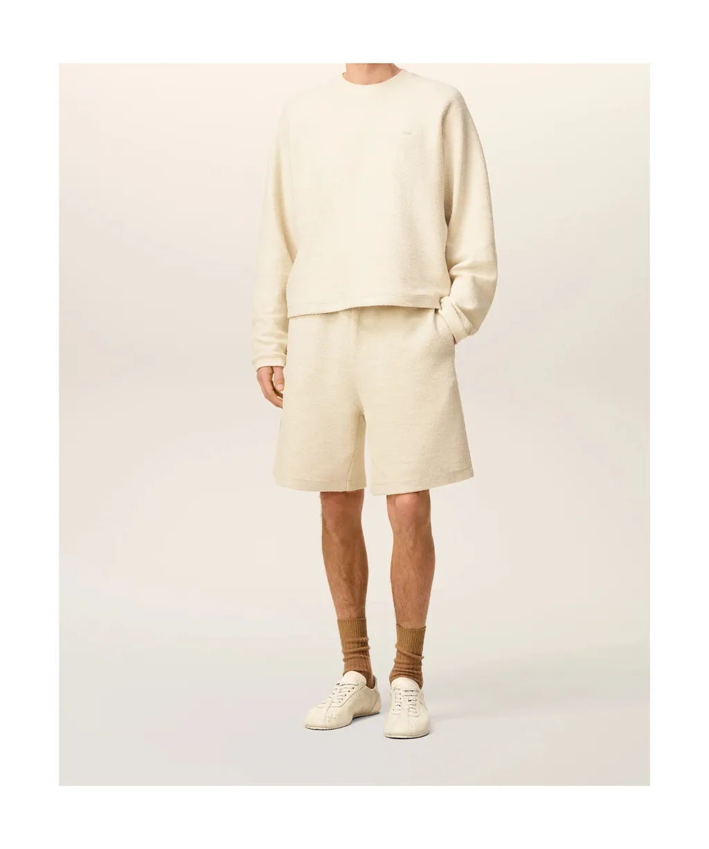 Ami Paris Curly Logo Detailed Bermuda Shorts