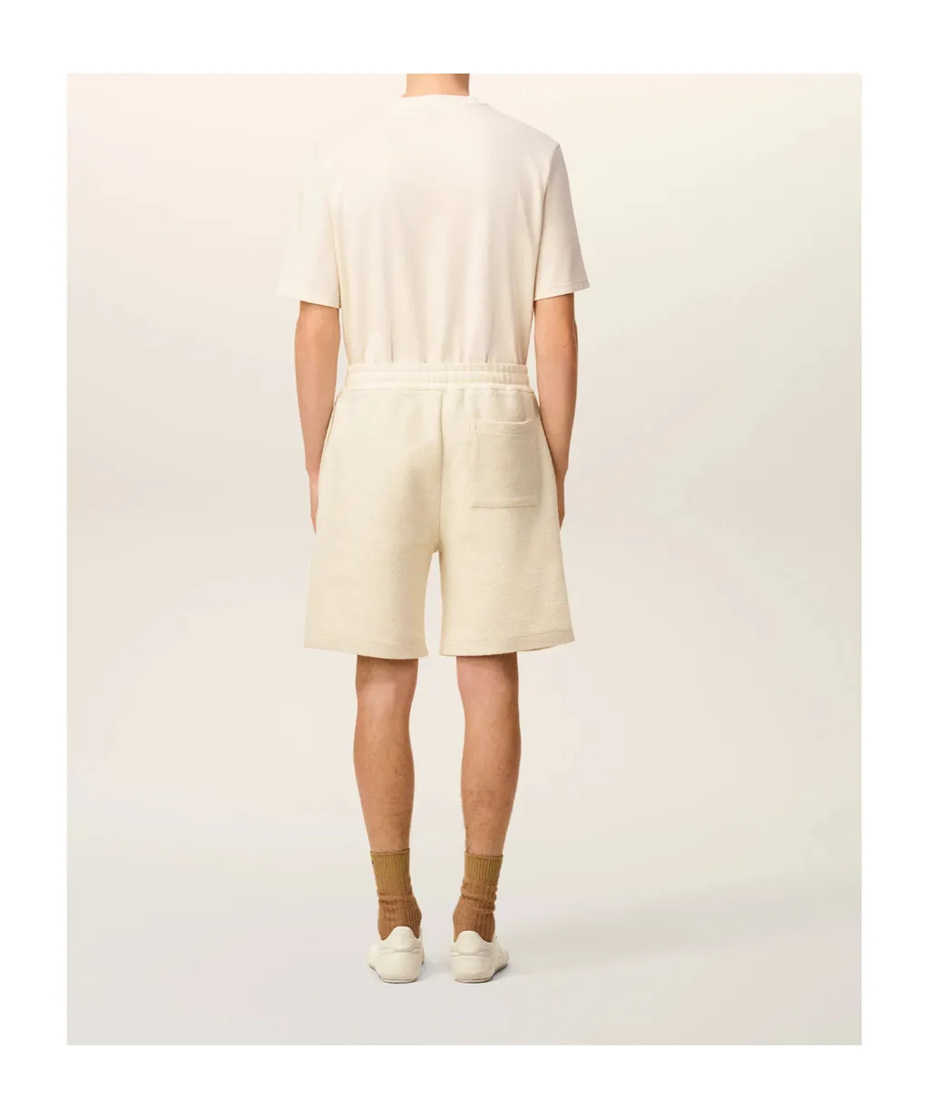 Ami Paris Curly Logo Detailed Bermuda Shorts