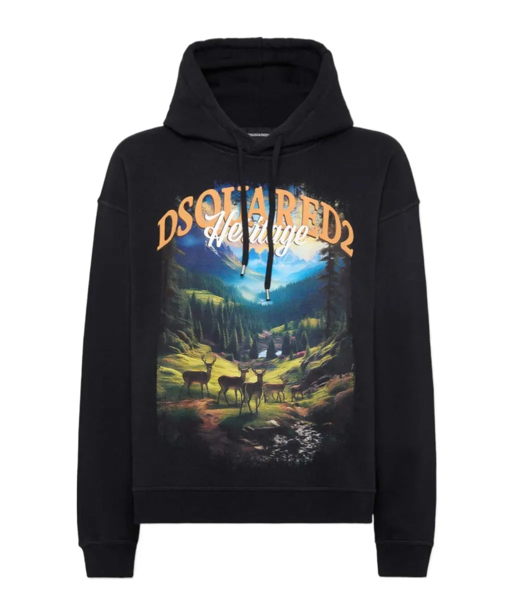 Printed Hoodie
