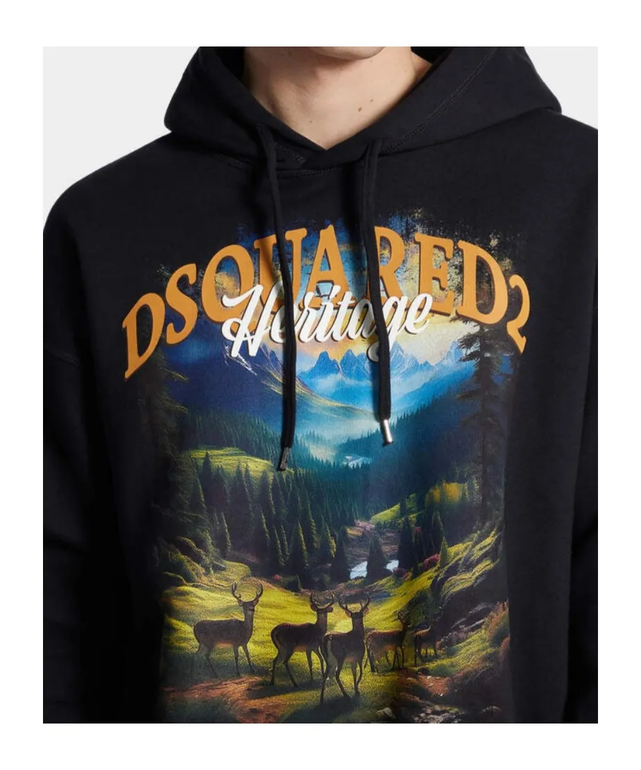 Printed Hoodie