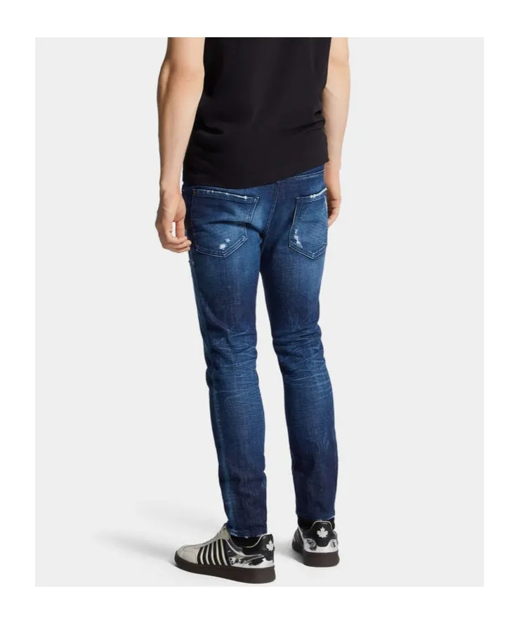 Dsquared2 Distressed Slim-Fit Jeans