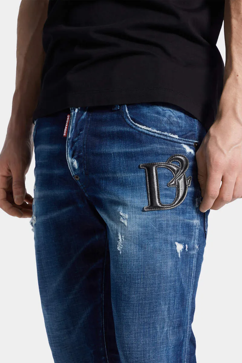 Dsquared2 Distressed Slim-Fit Jeans