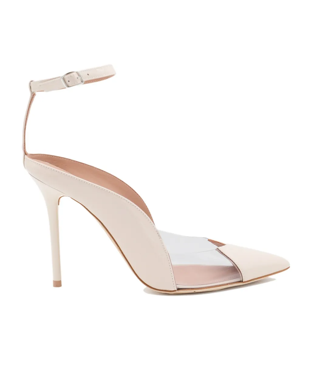 Malone Souliers Malia Pointed Toe Ankle-Strap Pumps