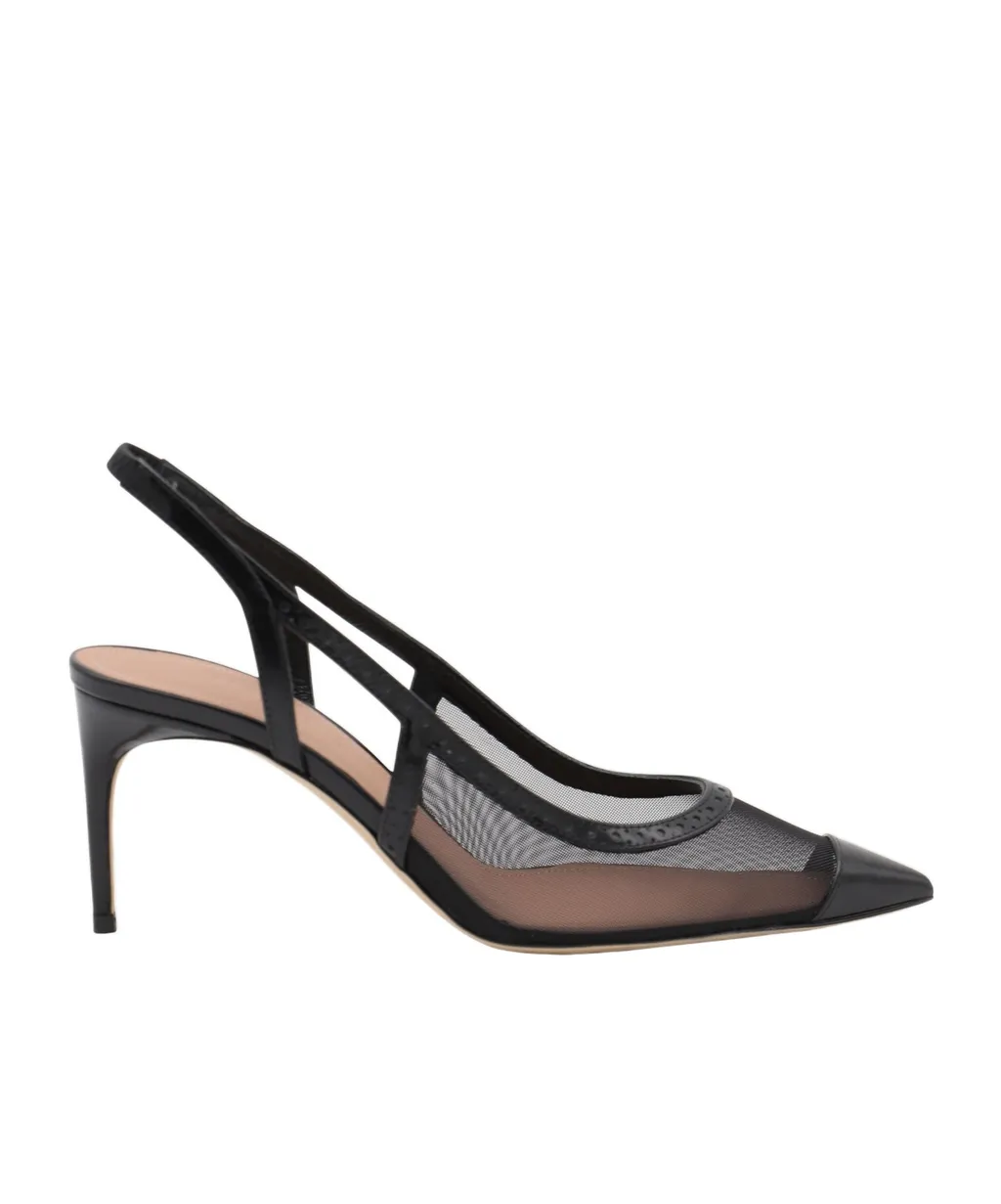 Malone Souliers Pointed Toe Slingback Pumps