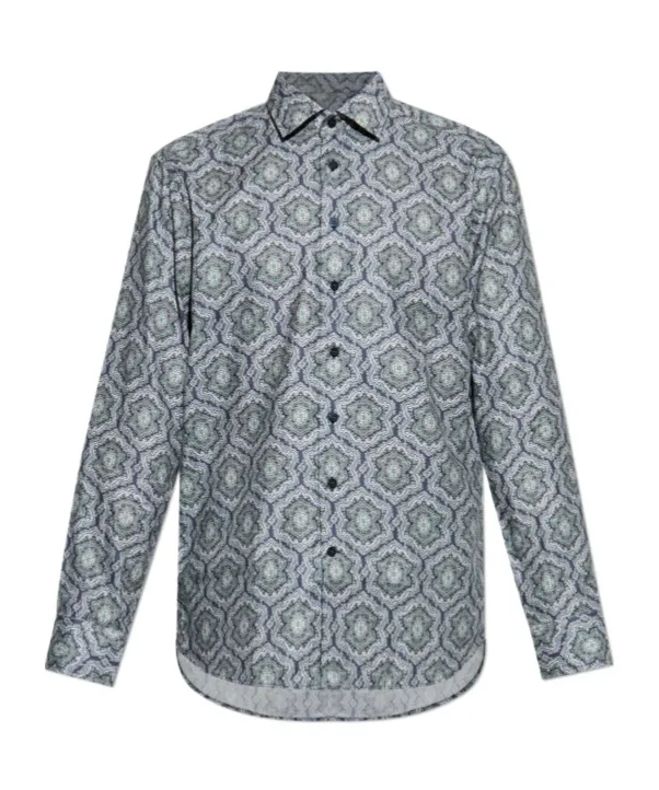 Etro Patterned Long-Sleeved Shirt