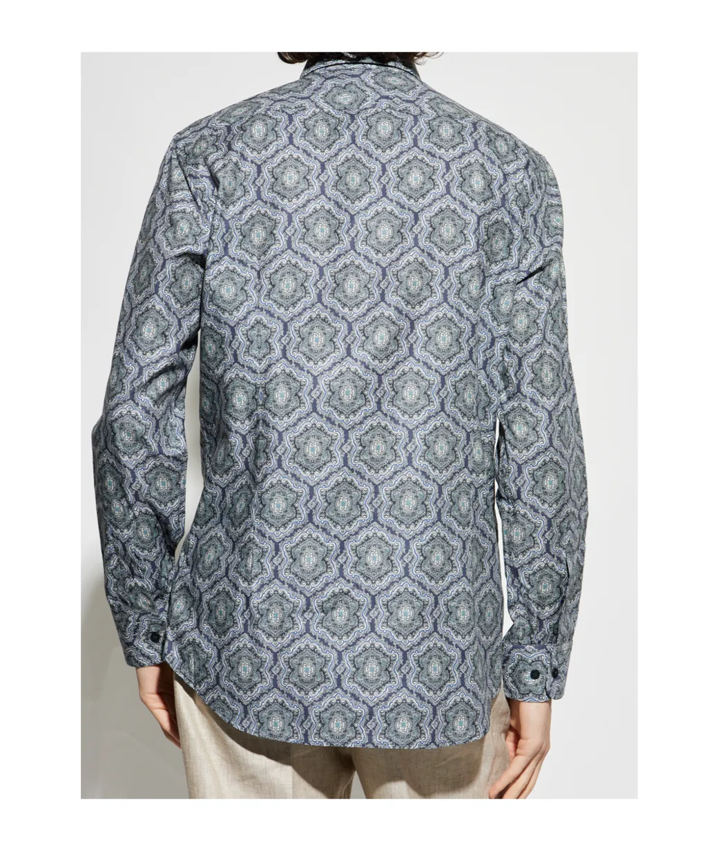 Etro Patterned Long-Sleeved Shirt