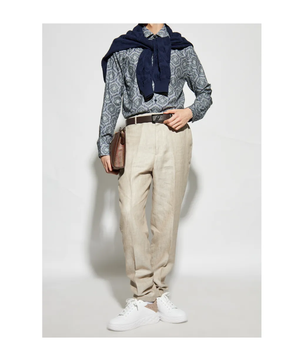 Etro Patterned Long-Sleeved Shirt