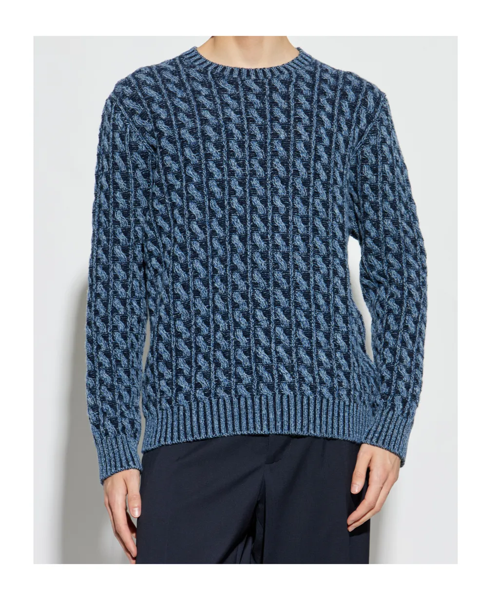 Etro Cable Knitted Crewneck Jumper