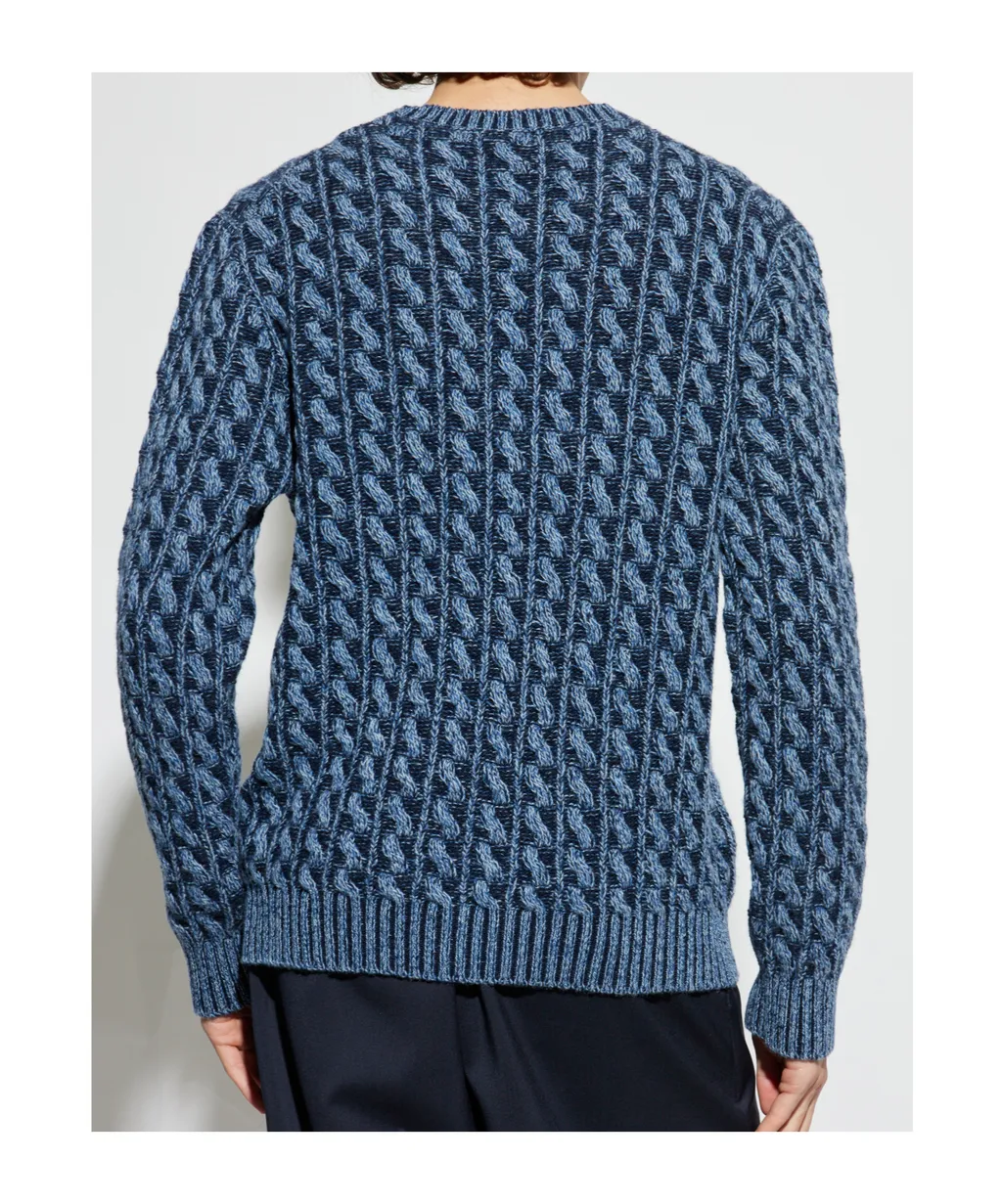 Etro Cable Knitted Crewneck Jumper