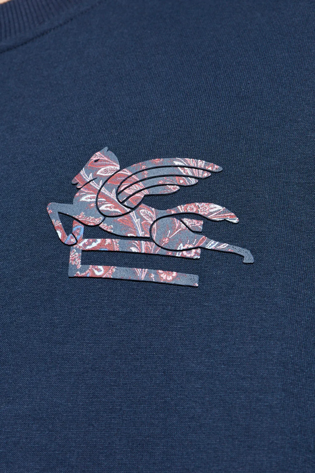 Etro Logo Embossed Crewneck Sweatshirt