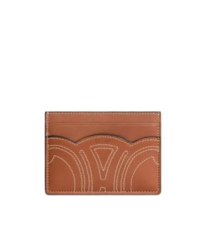 Card Holder In Natural Calfskin