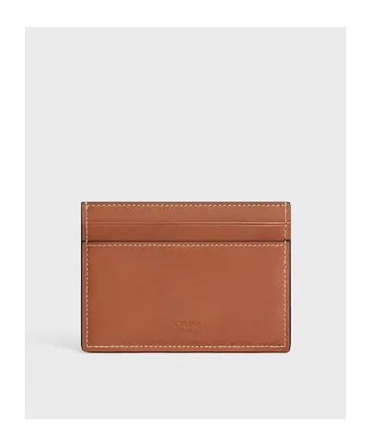 Card Holder In Natural Calfskin