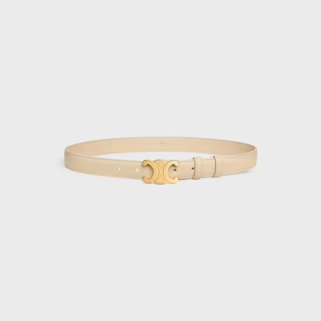 Medium 25Mm Triomphe Belt In Taurillon Leather