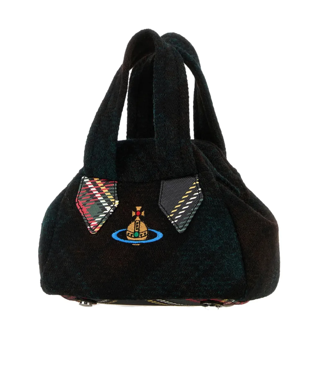 Vivienne Westwood Logo Embroidered Mini Handbag