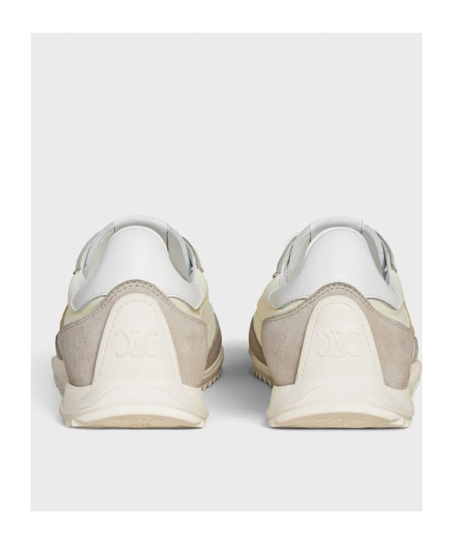 Celine Racer - Low Top Sneaker In Nylon, Suede Calfskin And Calfskin