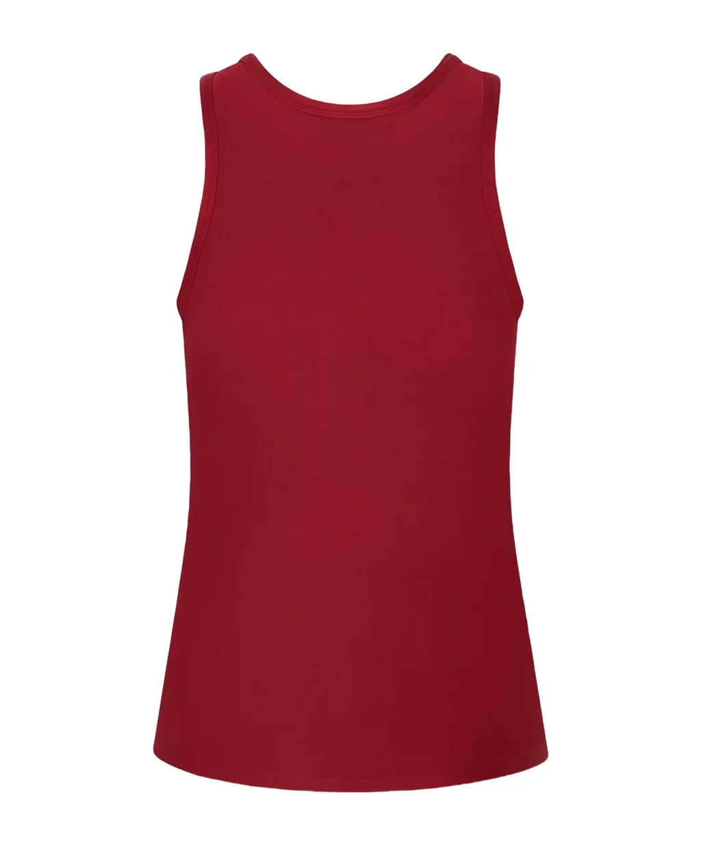 Rabanne Sleeveless Crewneck Ruched Top