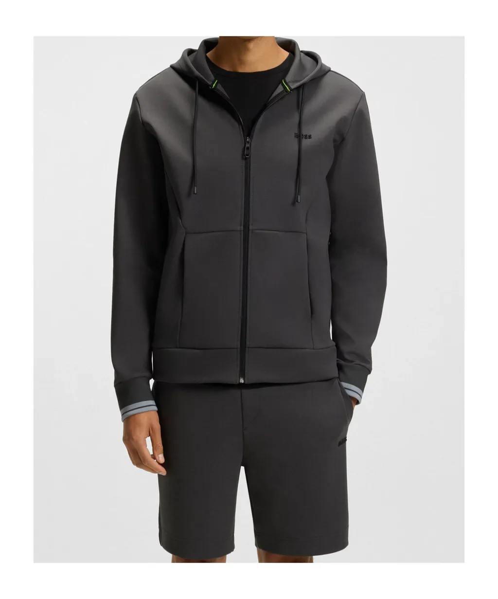 Zip-Up Hooded Sweatshirt