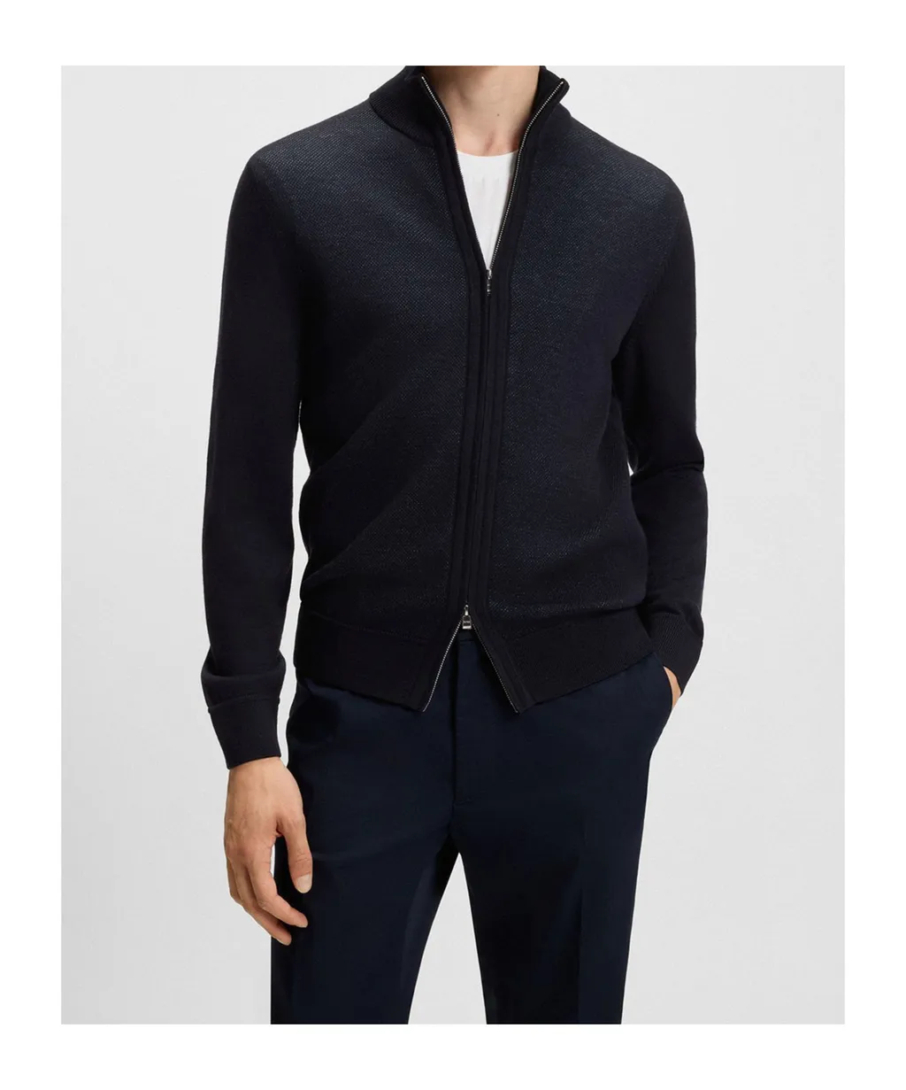 Zip-Up Cardigan