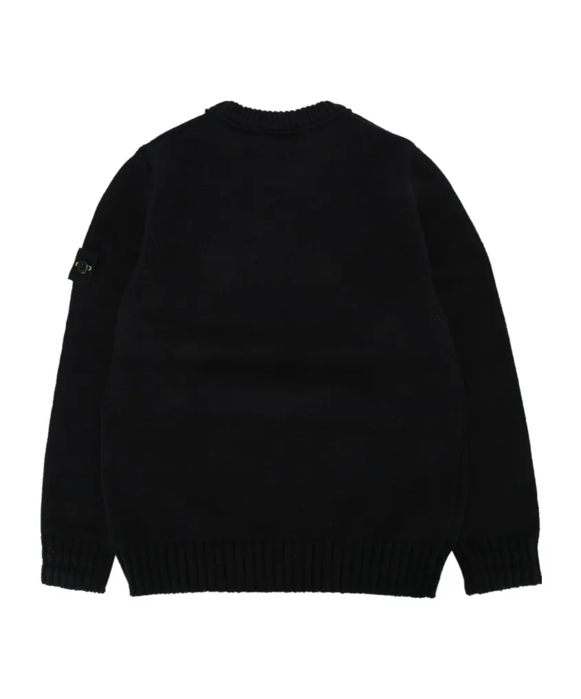 Rib-Knit Pullover Sweater