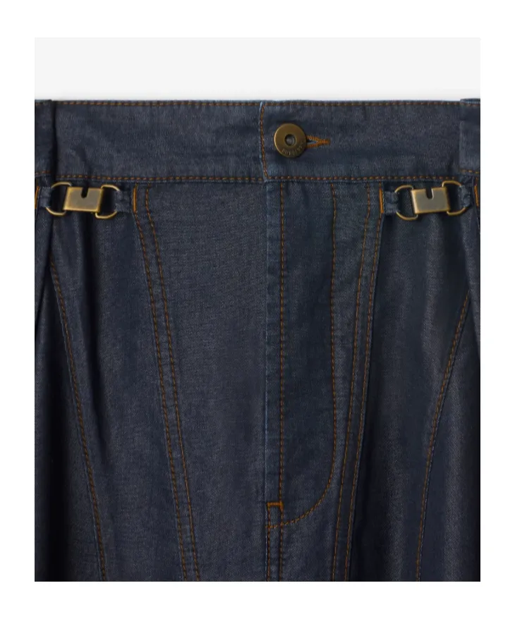 Panelled Denim Trousers