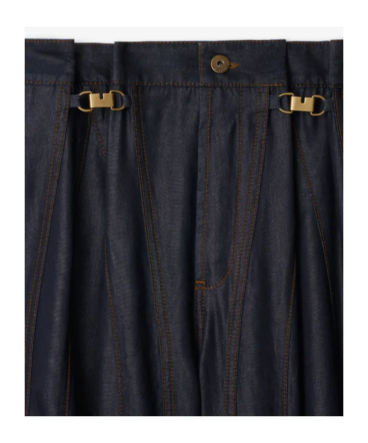 Panelled Denim Trousers