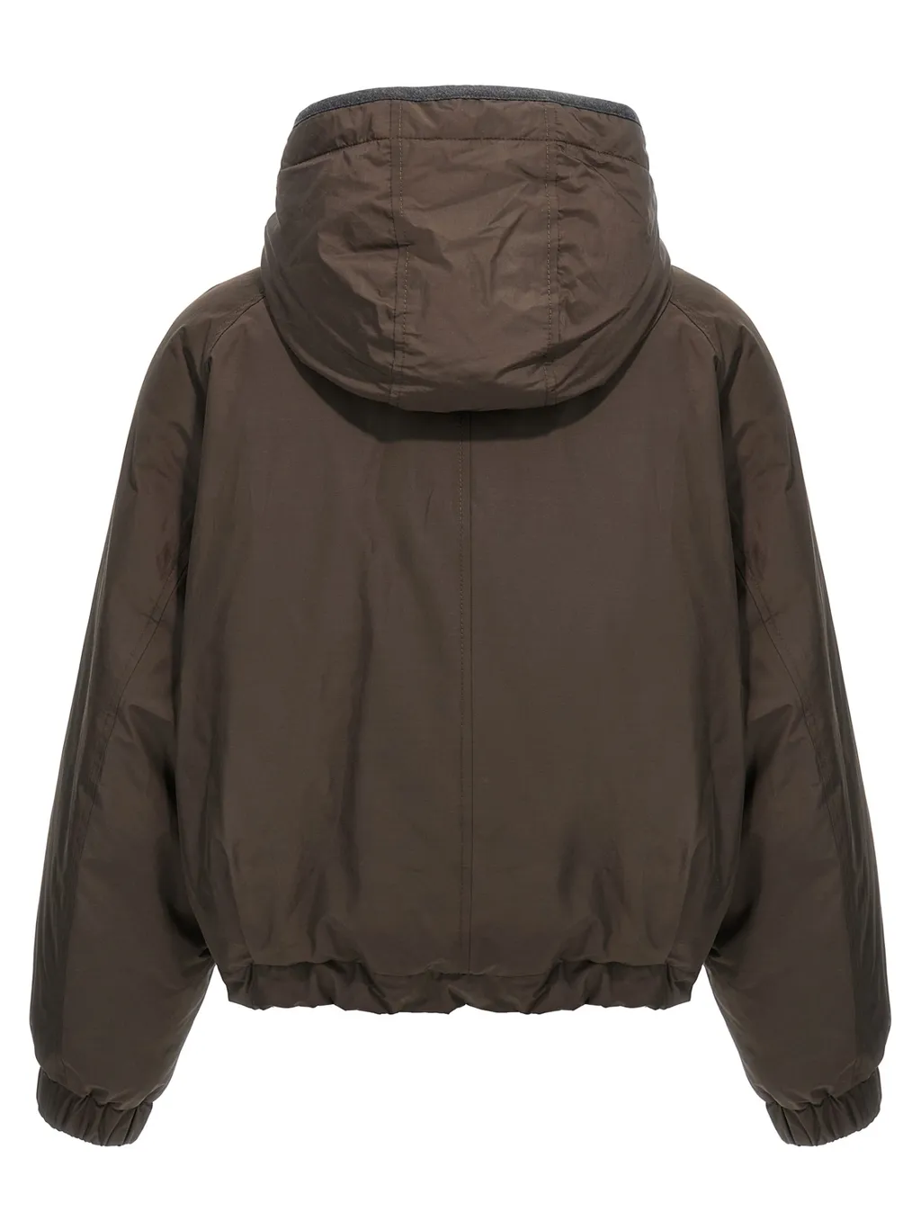 Brunello Cucinelli Buttoned Cropped Down Jacket