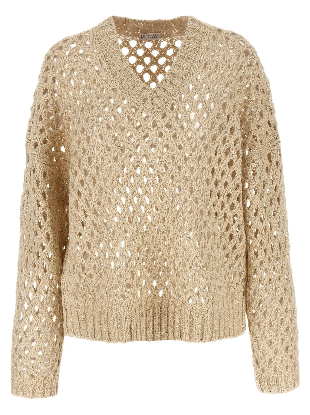 Brunello Cucinelli Cut-Out Knitted Jumper