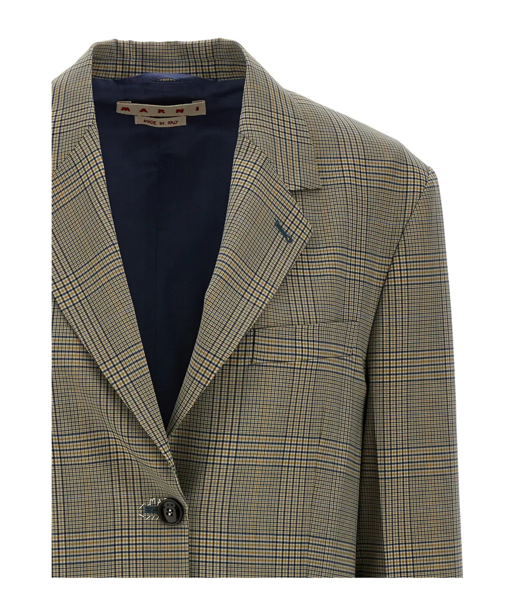 Marni Prince Of Wales Blazer