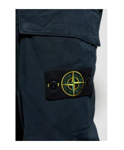 Stone Island Logo Patch Trousers