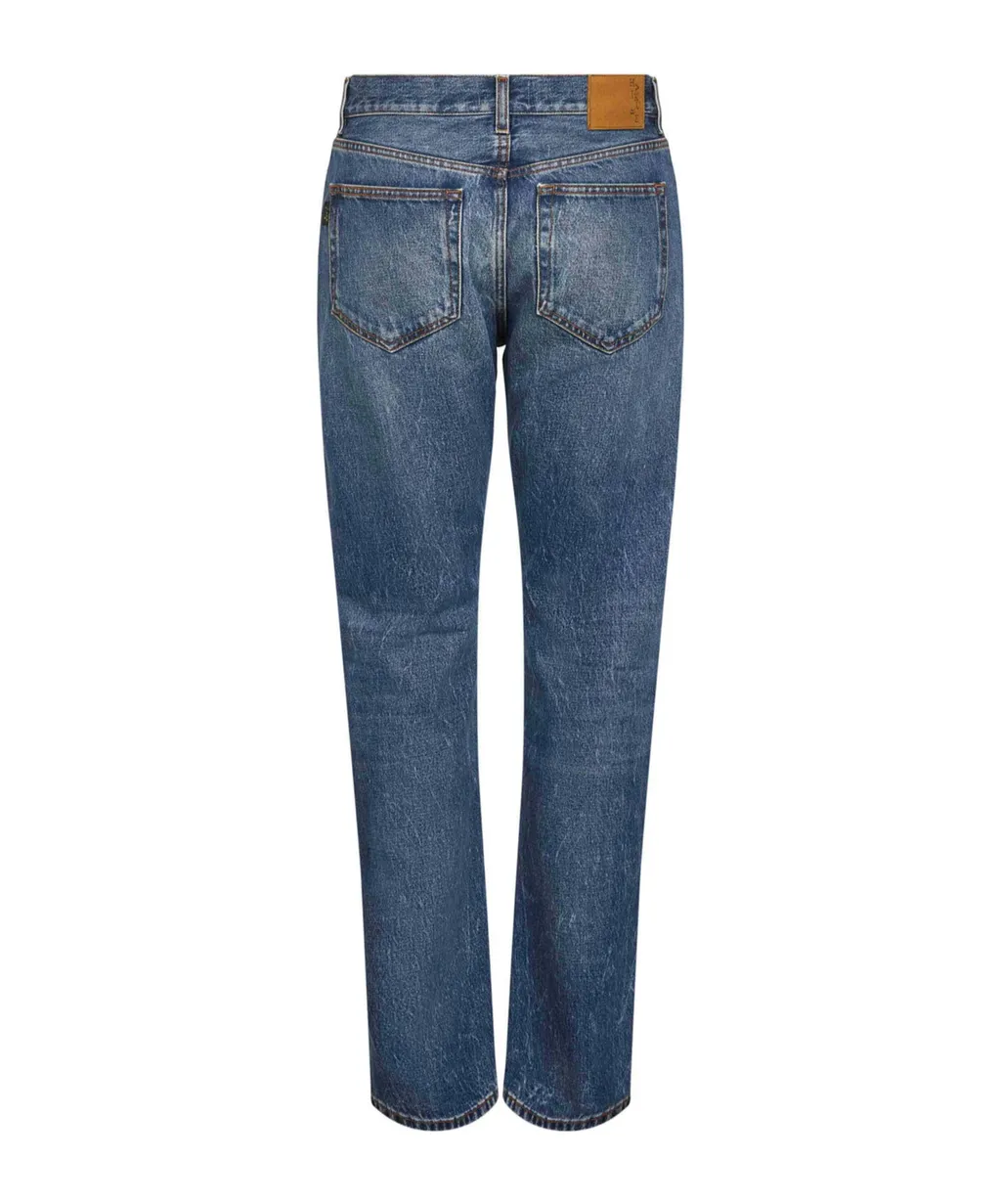 Haikure Logo Patch Straight-Leg Jeans