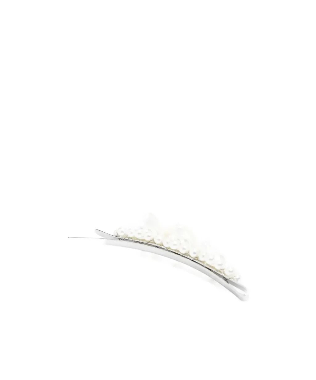Bow-Embellished Hair Clip