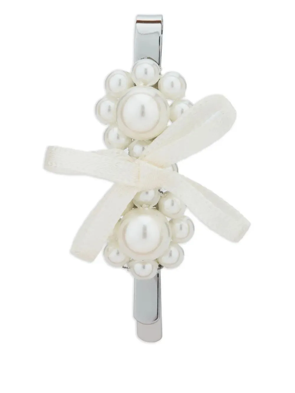Simone Rocha Petite Bow Mini Flower Hair Clip