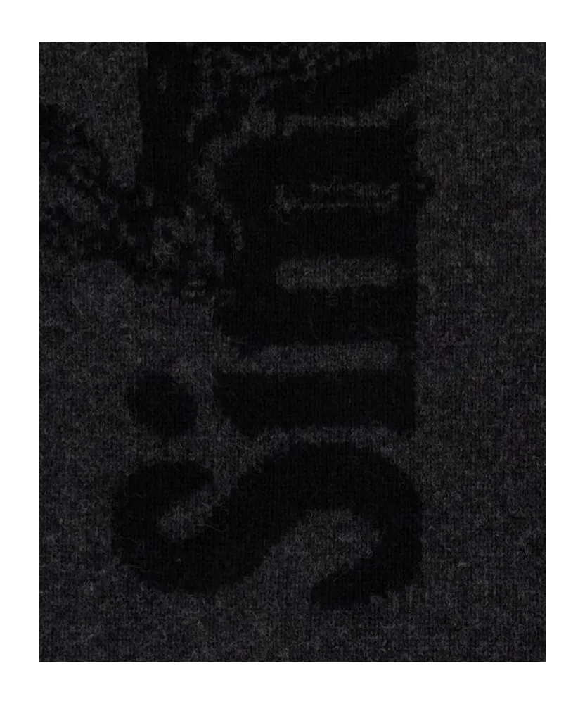 Logo-Embellished Wool Scarf