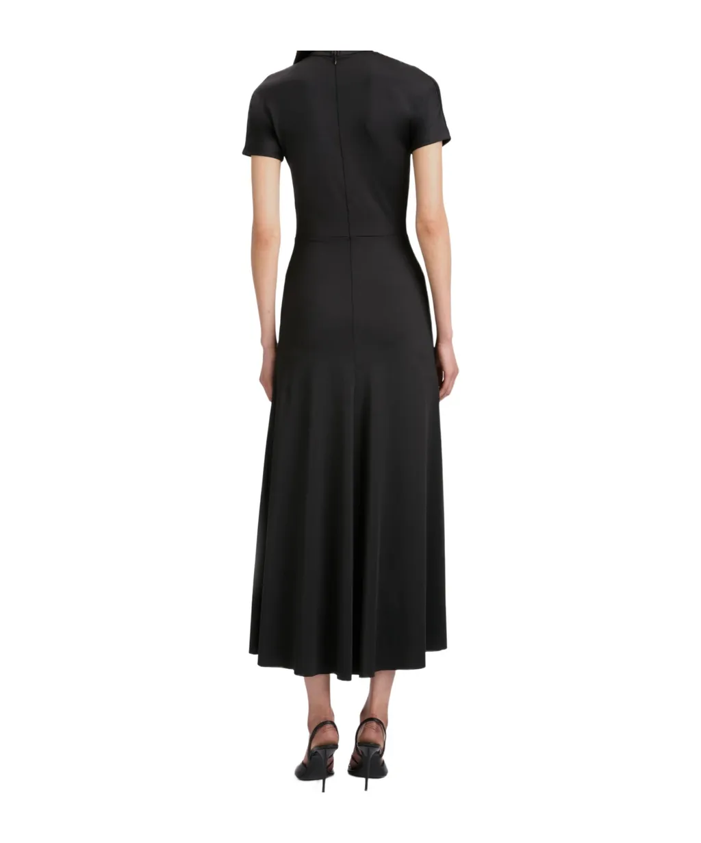 Gathered Waist Midi Dress