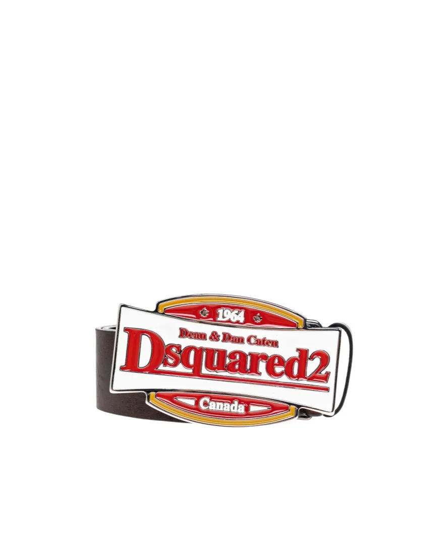 Dsquared2 Logo Plaque Belt