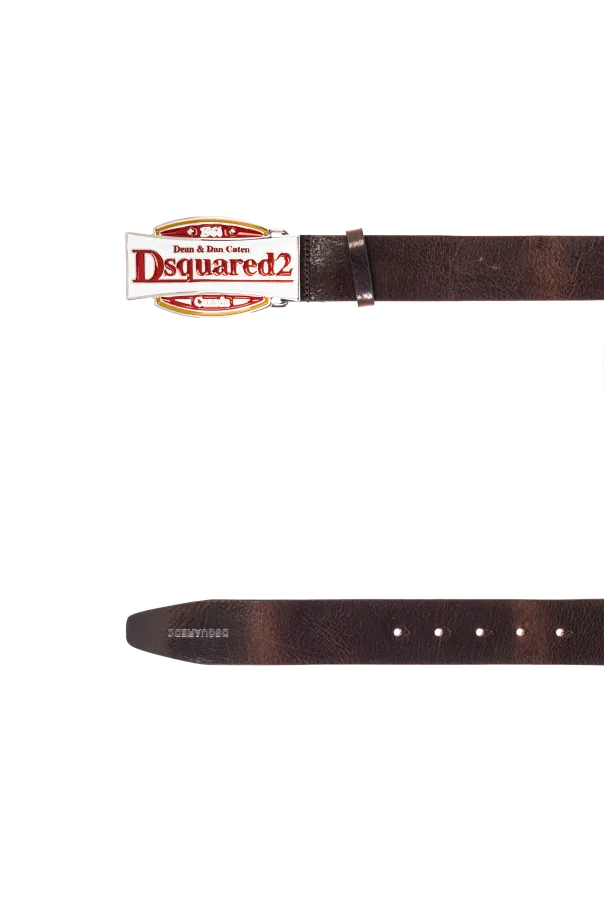 Dsquared2 Logo Plaque Belt