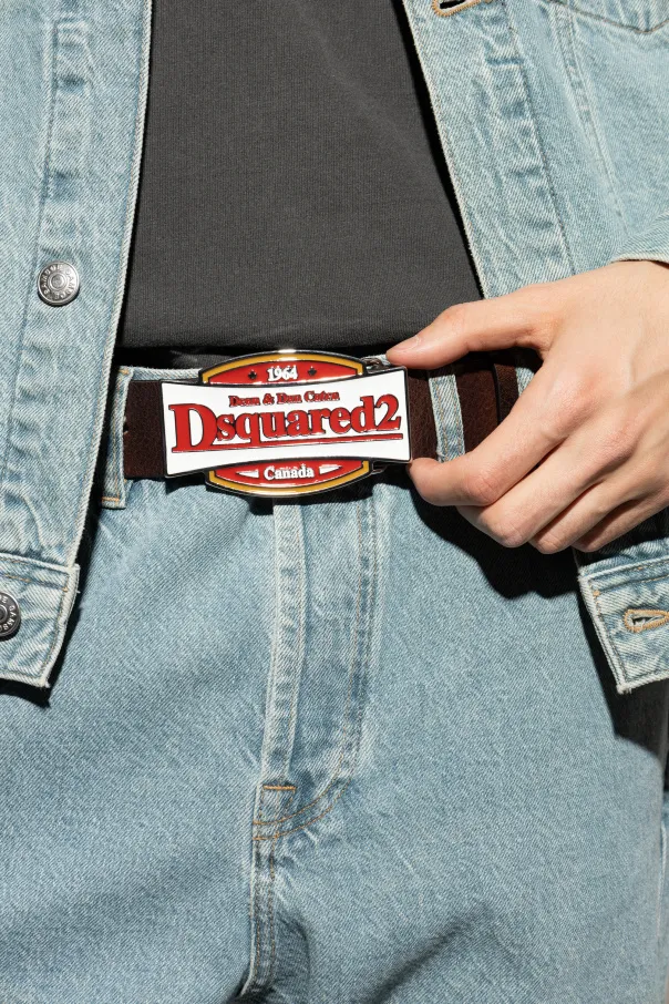 Dsquared2 Logo Plaque Belt