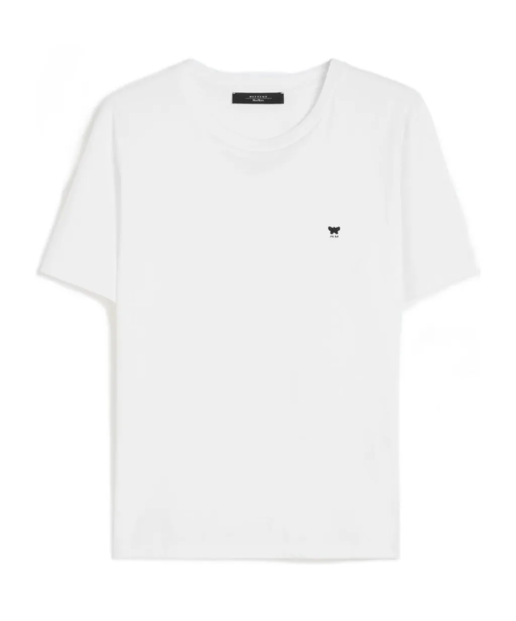 Weekend Max Mara Butterfly Logo Embroidered Crewneck T-Shirt