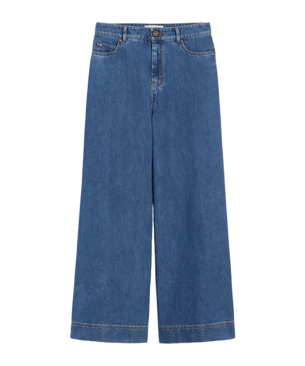 Weekend Max Mara Vega Logo-Patch Jeans