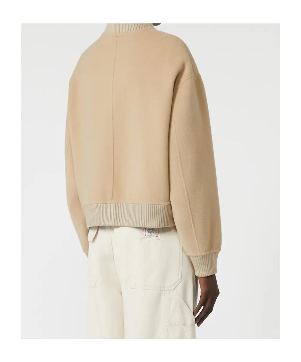 Wool-Blend Bomber Jacket