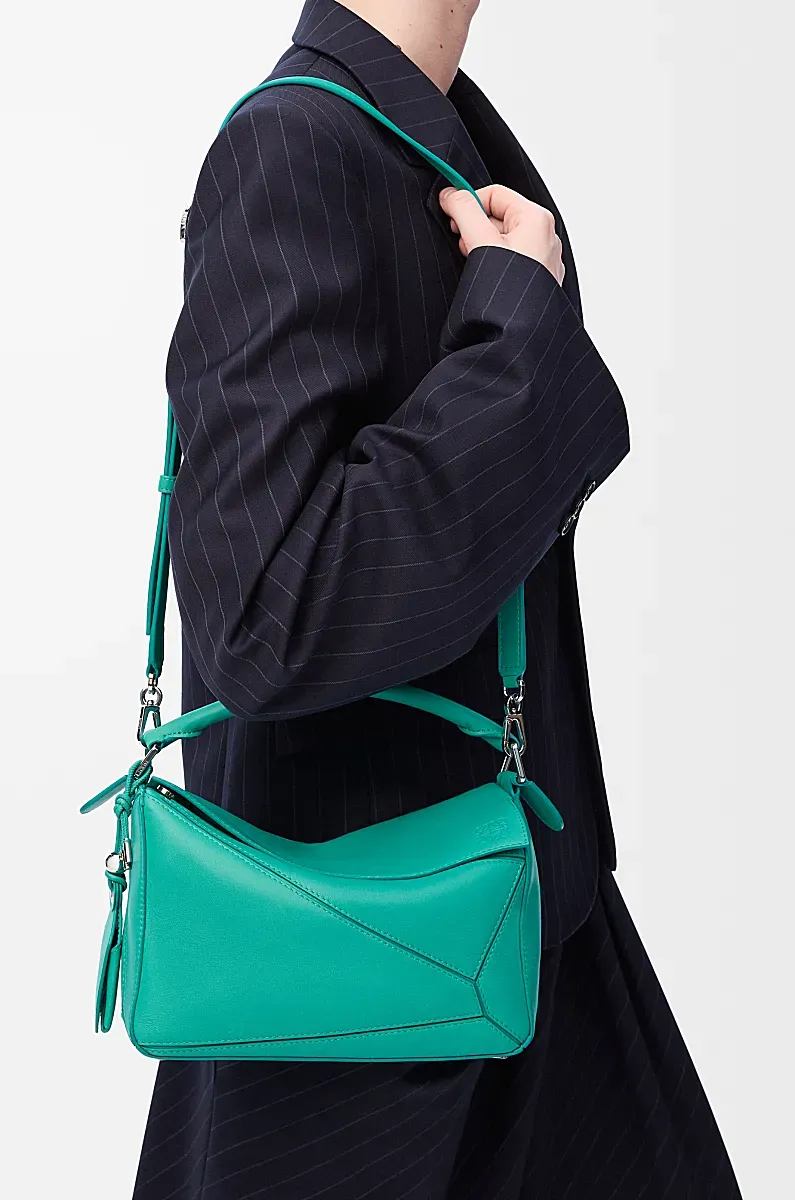 Small Featherlight Puzzle Bag In Nappa Lambskin