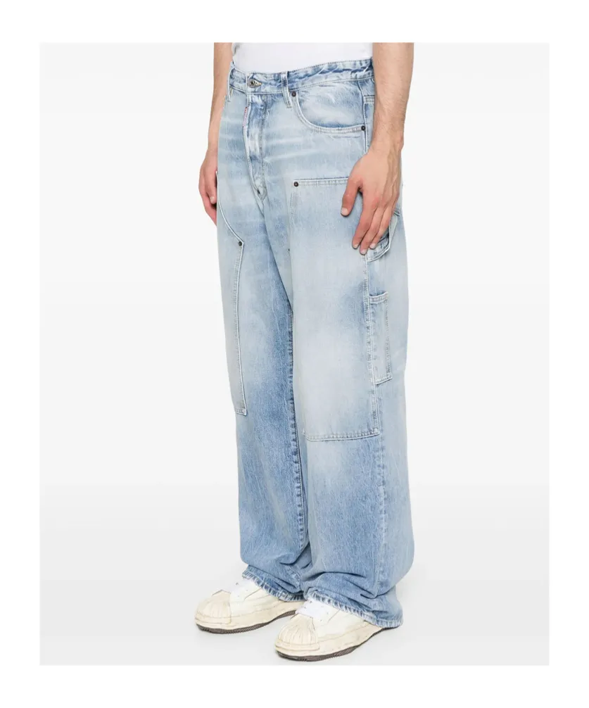 Dsquared2 Light Diagonale Wash London Bro Jeans